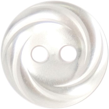 Milward Knopf mit Mustern Weiß 12mm (4 Stück)-2