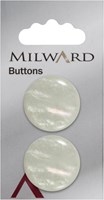 Milward Glitter Knopf Groß 25mm (2 Stück)