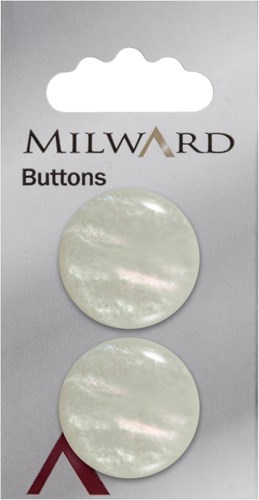 Milward Glitter Knopf Groß 25mm (2 Stück)