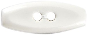 Milward Knebelknopf Weiß 25mm (3 Stück)-2