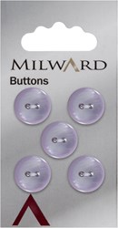 Milward Knopf Lila/Silber Glanz