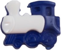 Milward Knopf Zug Blau/Weiß 17mm (3 Stück)-2