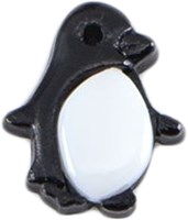 Milward Knopf Pinguin Schwarz/Weiß 16mm (3 Stück)-2