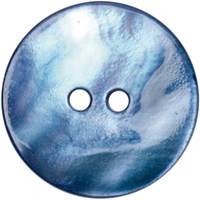 Milward Perlmutt Knopf Blau 17mm (3 Stück)-2