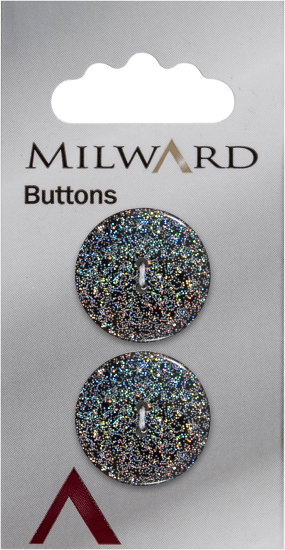 Milward Glitter Knopf 