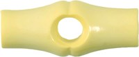 Milward Länglicher Knopf Gelb 25mm (3 Stück)-2