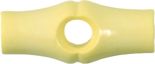 Milward Länglicher Knopf Gelb 25mm (3 Stück)-2