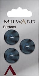 Milward Knopf Marmoriert Blau