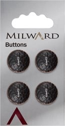 Milward Knopf Metall Bronze