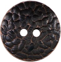 Milward Knopf Metall Bronze 25mm (2 Stück)-2