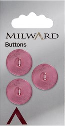 Milward Rosa Glänzender Knopf