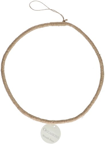 Makramee Kranz Basis Jute 25 cm
