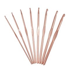 Milward Rosé Häkelnadel-Set 3,00 - 6,50mm