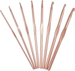 Milward Rosé Häkelnadel-Set 3,00 - 6,50mm