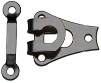 Prym Hosen- und Rockhaken mit Stäbchen Schwarz 12 mm-2