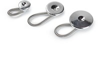 Prym Flexiknöpfe mit Schlaufe Silber 19 mm-2