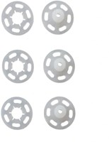 Prym Druckknöpfe zum Annähen Rund Transparent 15 mm-2