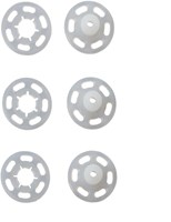 Prym Druckknöpfe zum Annähen Rund Transparent 21 mm-2