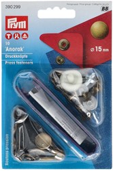 Prym Druckknöpfe ohne Nähen Anorak 15 mm