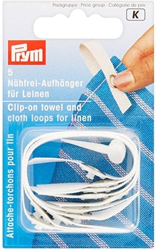 Prym Aufhänger für Handtücher mit Druckknopf für Baumwolle