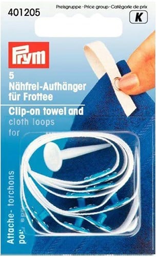 Prym Aufhänger für Handtücher mit Druckknopf für Frottee