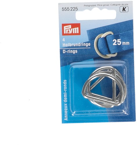 Prym D-Ringe Silber Matt 25mm
