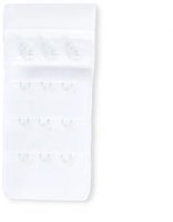 Prym BH Verlängerer 40 mm 3 x 3 Haken Weiß-2