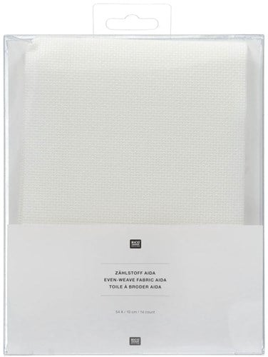 Rico SB Aida Stickstoff 40 x 40 cm 001 White
