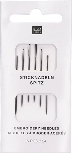 Rico Sticknadeln Nr. 24 (Scharfe Spitze)