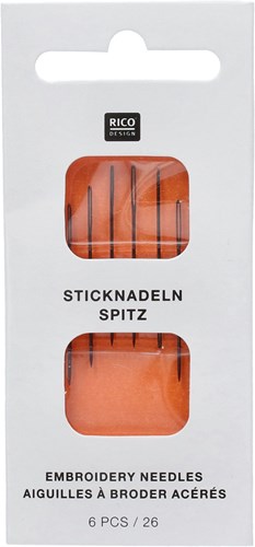 Rico Sticknadeln Nr. 26 (Scharfe Spitze)