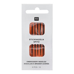 Rico Sticknadeln Nr. 16 (Scharfe Spitze)