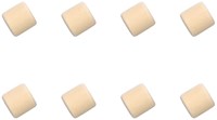 Rico Makramee Holzperlen 17x17mm Natural - 8 Stück