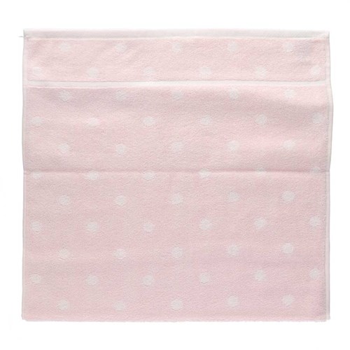 Rico Handtuch zum Besticken 50 x 100 cm 007 Rosa/Weiß