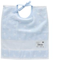 Rico Lätzchen zum Besticken 30 x 34 cm 006 Blau/Weiß