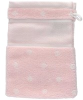 Rico Waschlappen zum Besticken 15 x 21 cm 007 Rosa/Weiß