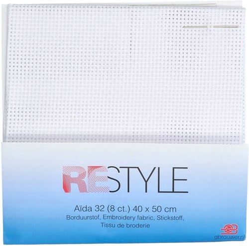 Restyle Stickstoff Aïda 32 (8 ct.) 009 White-2