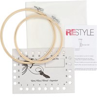 Restyle Set Punchneedlestoff Dess14 inkl. Stickringe