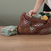 Häkelanleitung Yarn and Colors Foldable Net Bag
