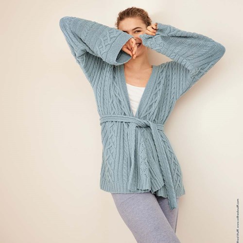 Alta Moda Cotolana Kimono Strickjacke Strickpaket 40/42