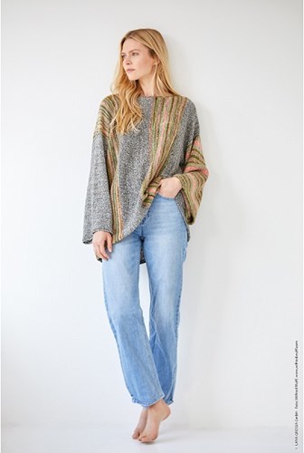 Alta Moda Cotolana Print + Alessia Pullover Strickpaket 40/46-2