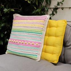 Häkelanleitung Yarn and Colors Garden Party Cushion