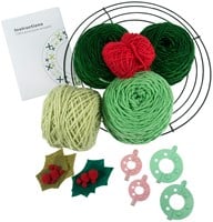 Trimits Pom Pom Krans Kit Groen