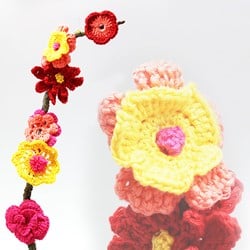 Häkelanleitung Blumen