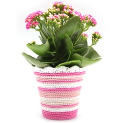 Häkelanleitung Blumentopf