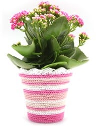 Häkelanleitung Blumentopf