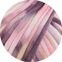 Lana Grossa Gelato 011 Pflaume/Rosa/Beige/Rohweiß-2