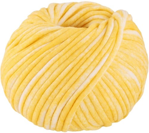 Lana Grossa Gelato Vintage 101 Gelb/Weiß