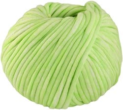 Lana Grossa Gelato Vintage 107 Frühlingsgrün/Weiß