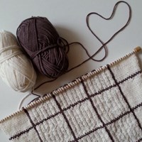 Strickanleitung Geometrisches Rechteckiges Kissen-3