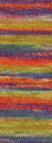 Lana Grossa Gianna 002 Blau/Orange/Gelb/Grün/Rot-2